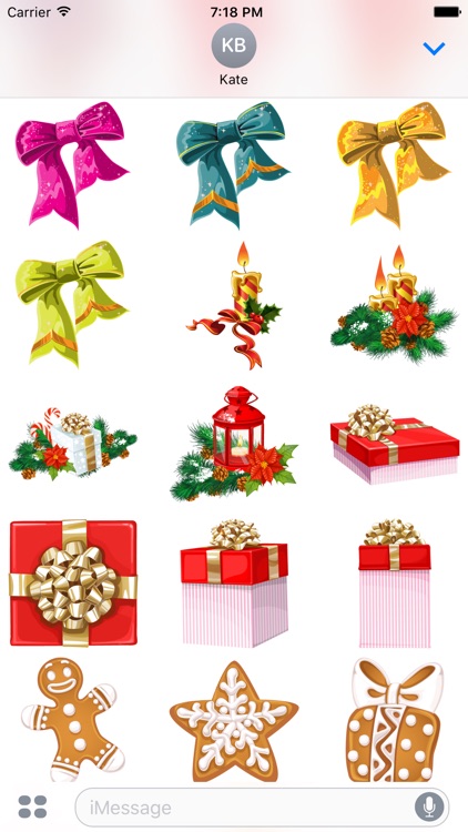 Beautiful Christmas Stickers