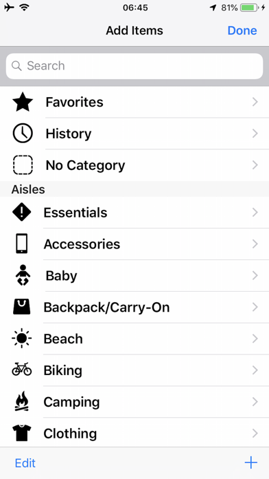 Travel Packing List screenshot 3