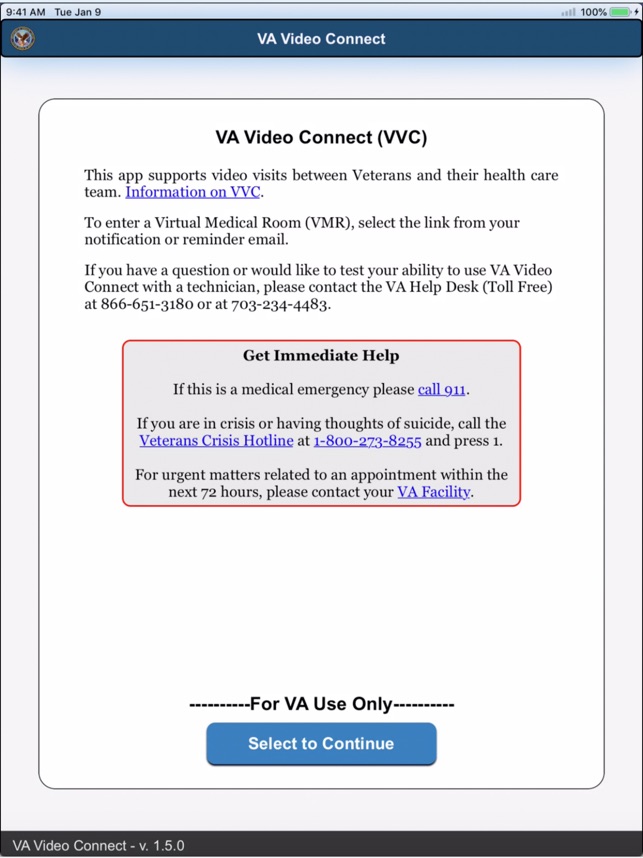 Va Video Connect Im App Store