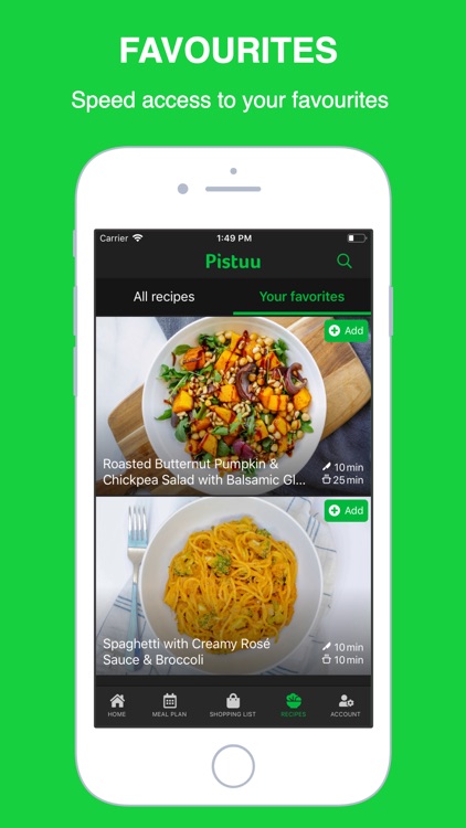Pistuu: Plant Based Meal Plans screenshot-9