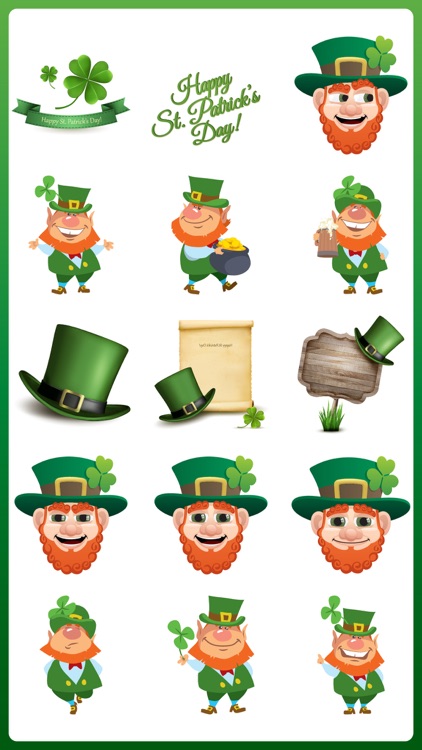 St Patrick's Day Stickers Fun
