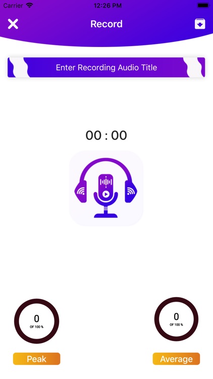 Audio log & recorder