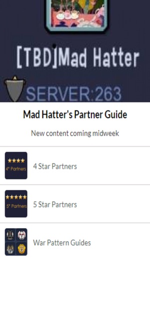 Mad Hatter's Partner Guide