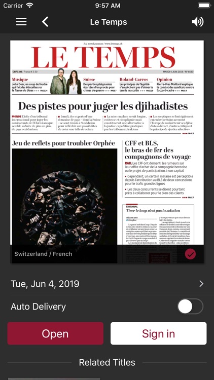 Le Temps ePaper