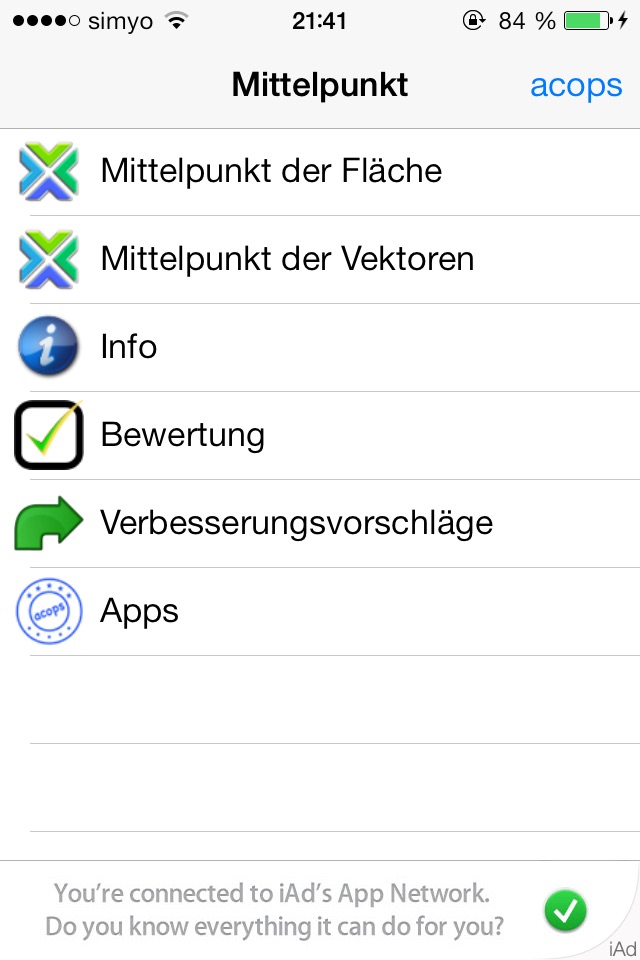 Mittelpunkt screenshot 3