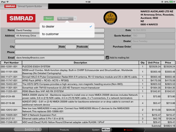 Simrad PRO System Builder screenshot-3