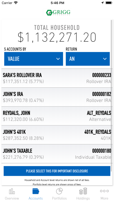 Grigg Financial Solutions screenshot 2