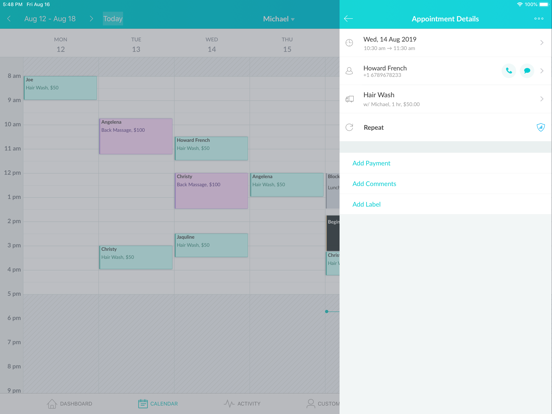 SetMore Appointments - Free Appointment Scheduling App and Event Booking Calendar screenshot