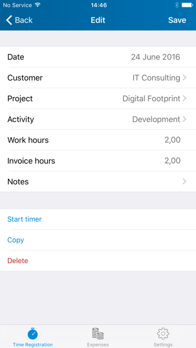 How to cancel & delete Visma eAccounting Time from iphone & ipad 2