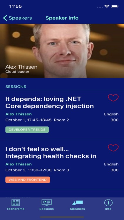 Techorama conference app screenshot-4