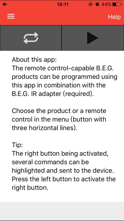 B.E.G. Controls®Remote control