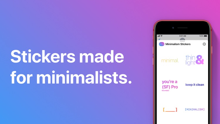 Minimalism Sticker Pack