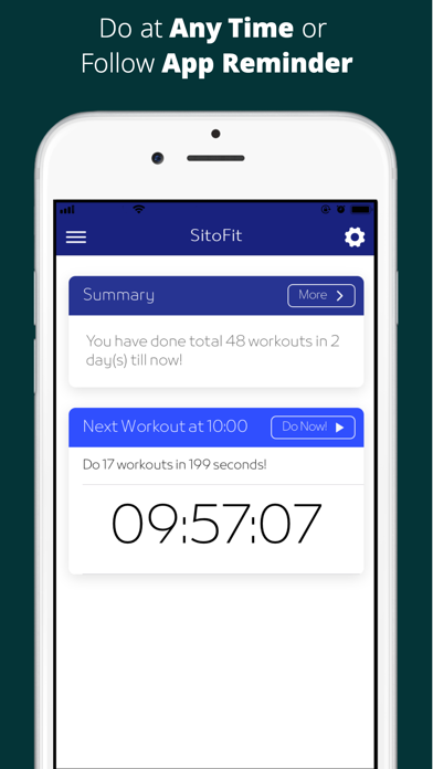 SitoFit - Office Workout screenshot 3