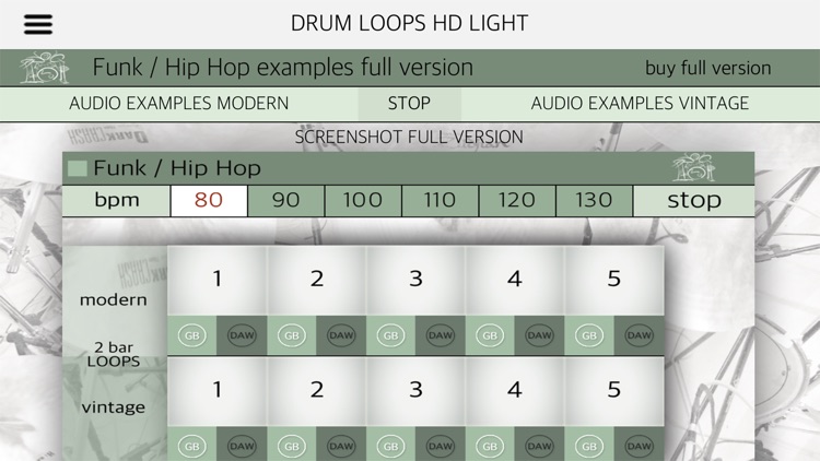 Drum Loops HD Light screenshot-5