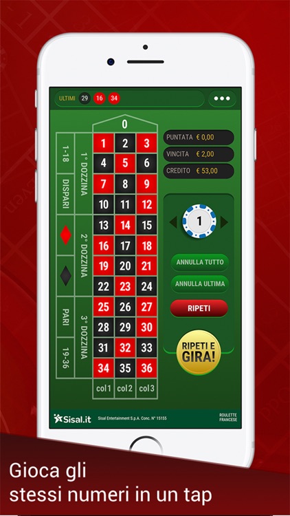 Sisal Roulette screenshot-4