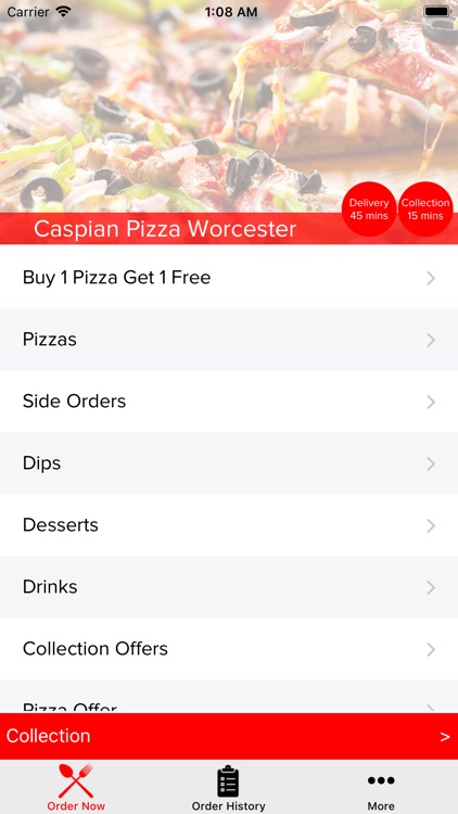 Caspian Pizza Worcester