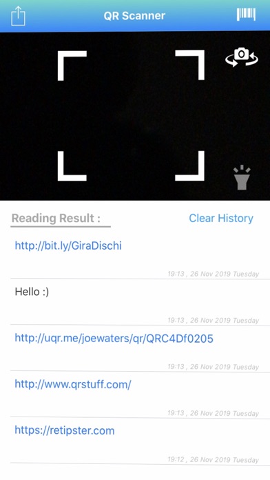 QR Barcode Scanner and Reader screenshot 3