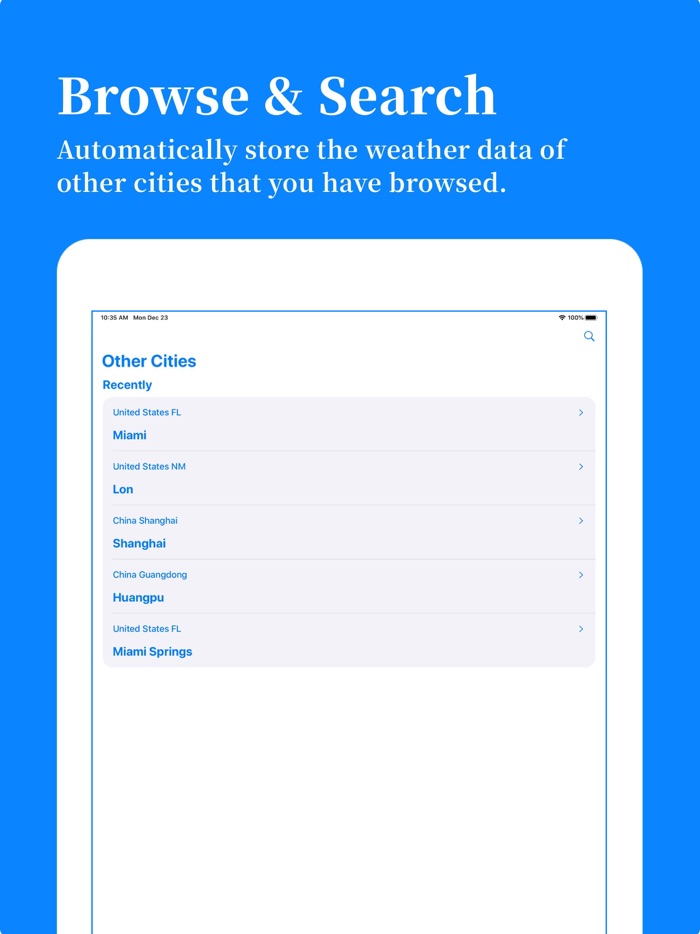 The Weather Is Great Forecast