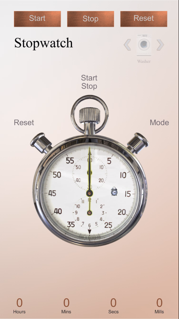 ClockZone Chrome Stopwatch Ed