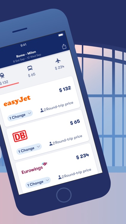 Omio: Train, Bus, Flight App