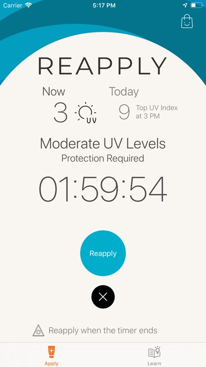 REAPPLY: Sunscreen Timekeeper