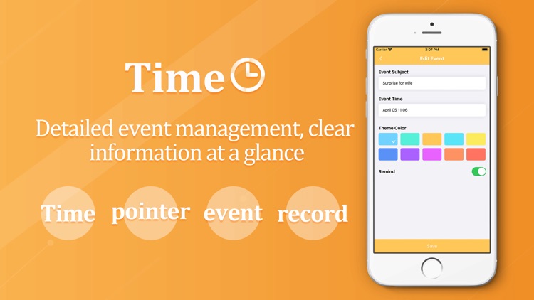 Time Hand-Event Reminder