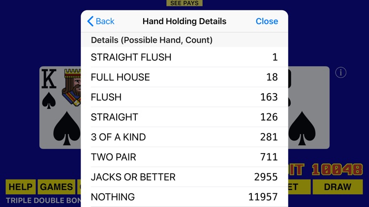 The Classic Video Poker screenshot-7