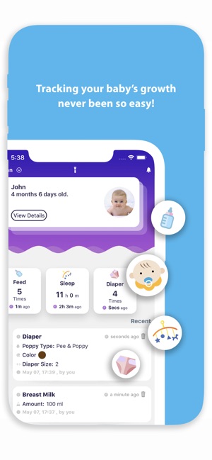 Pocket Nanny: Baby Tracking(圖2)-速報App