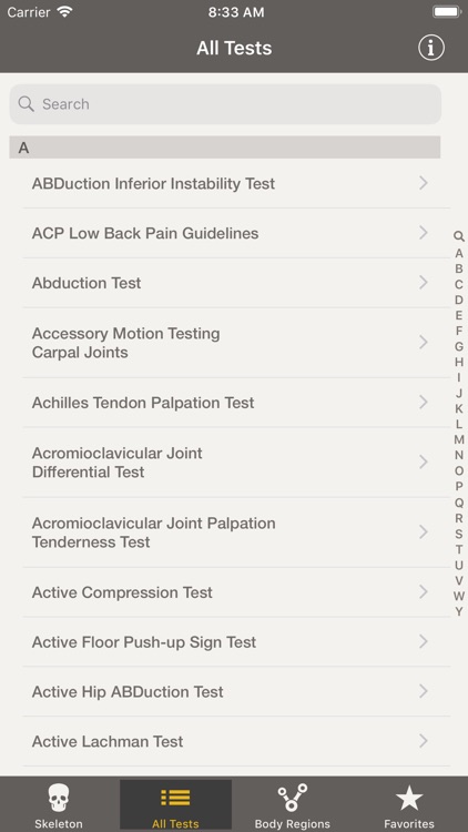 CORE -Clinical Orthopedic Exam