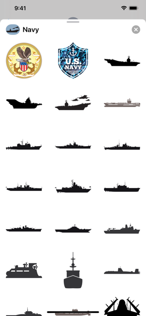 Navy - Stickers