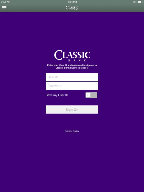 ClassicBnk Bus Mobile for iPad