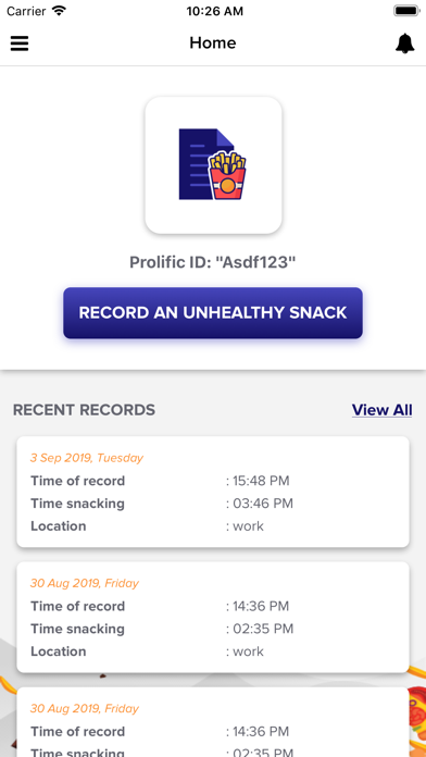Snack Tracker screenshot 3