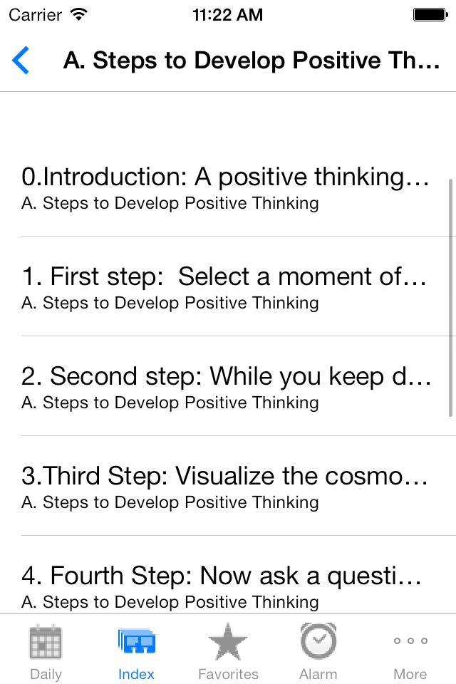 Positive Thinking Techniques screenshot 3