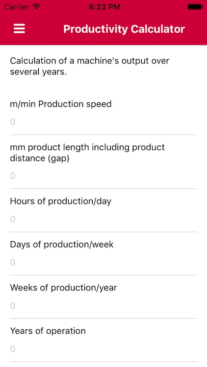 Productivity Calculator