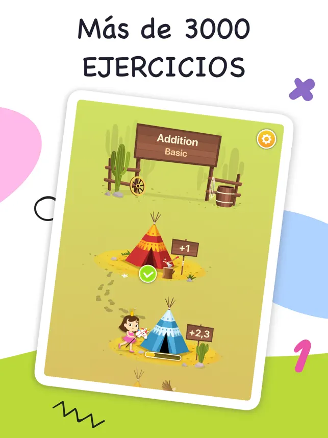 Captura de Pantalla 3 Juegos educativos - Math Club iphone