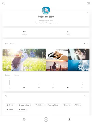 Screenshot 7 Card Diary, Diario de tarjetas iphone