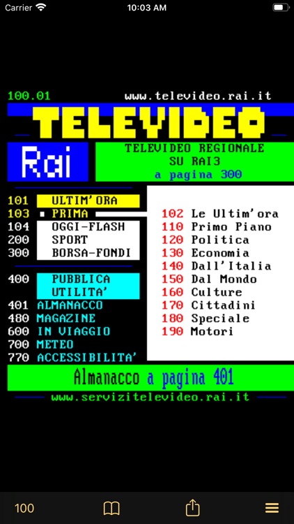 Teletext Italy