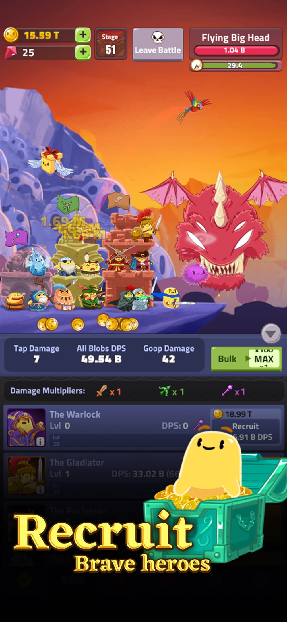 Hopeless Heroes: Tap Attack hack tool