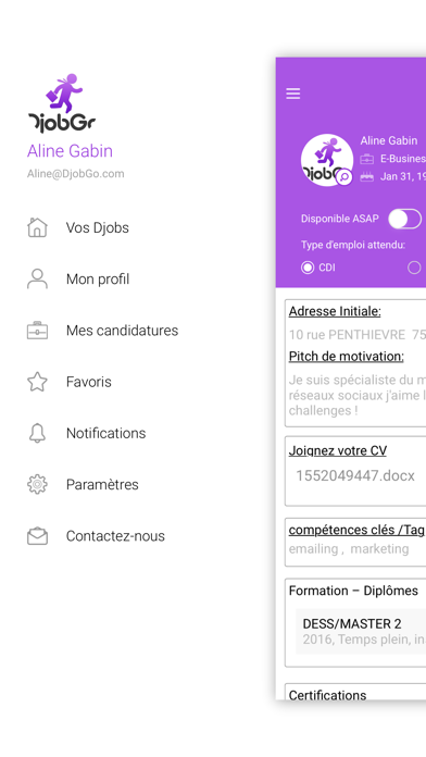 How to cancel & delete DjobGo - Offres d’emploi from iphone & ipad 4