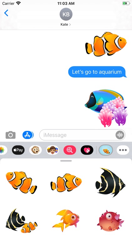 Aquatic Fish Stickers