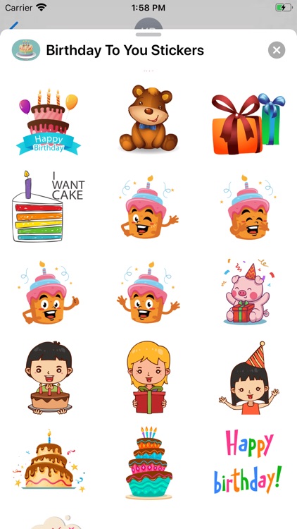 Birthday To You Stickers