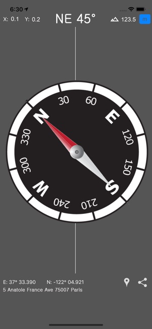 free online compass for direction