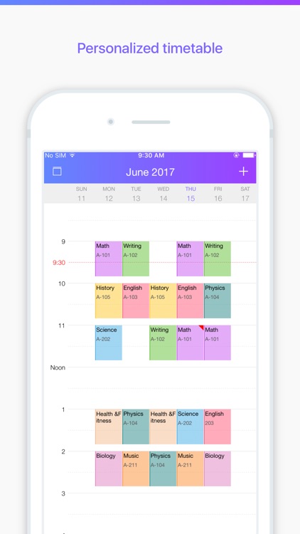 Pocket Schedule Planner