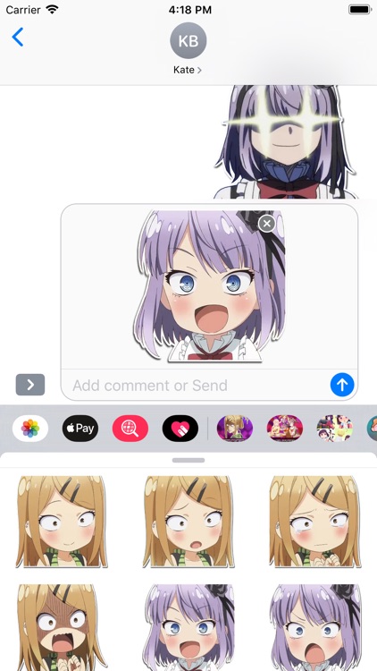 Dagashi kashi stickers