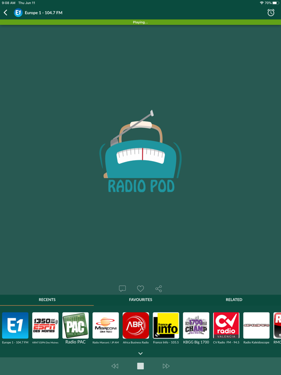 Radio Pod - Live Online Radio screenshot 2