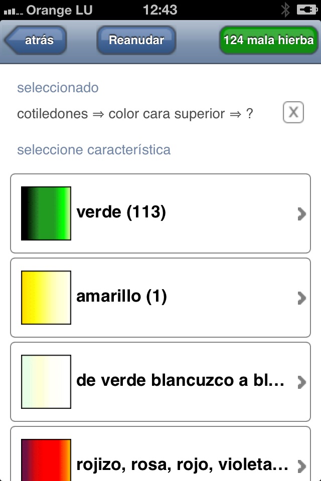 Identificación malas hierbas screenshot 3