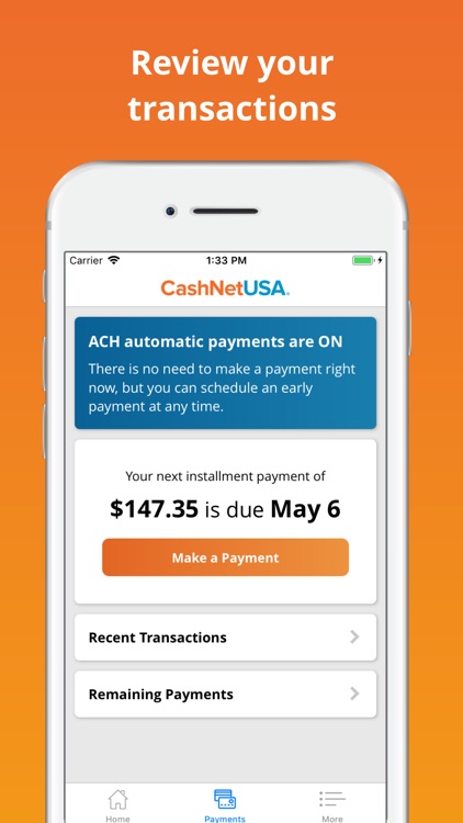 CashNetUSA Installment