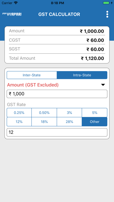 How to cancel & delete GST Calculation from iphone & ipad 3