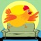 Couch Chicken is a fun "chicken throwing" game where you try to get a chicken to land on the top of a couch