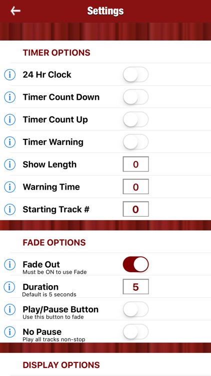 Show Cues for iPad